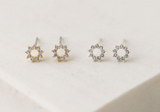 081 ($50) Halo Mini Stud Earrings