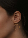 025 ($63) Henny Earrings Gold - Small