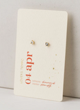 081 ($40) Birthstone Stud Earrings - Kaleidoscope