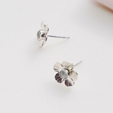 080 ($84) Studs - Aquamarine Flower Power