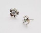 080 ($84) Studs - Aquamarine Flower Power