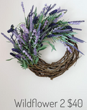 000 ($40-$80) The Floral Diary - Spring Wreaths