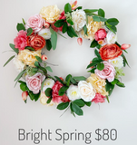 000 ($40-$80) The Floral Diary - Spring Wreaths