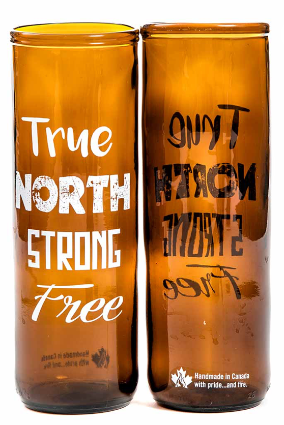 028 ($25) True North Beer Glass