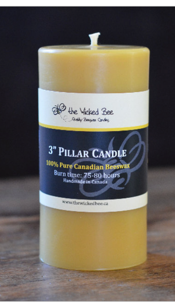 014 ($34) Beeswax Candle - Round 3