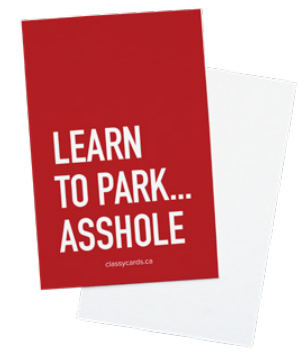 032 ($10) Message Cards - Learn To Park