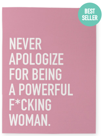 032 ($15) Notebook - Never Apologize