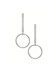 025 ($55) Leia Earrings Silver - Small