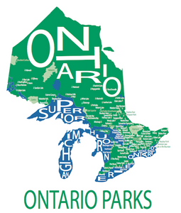 211 ($30) Map - Ontario Parks - 11x14