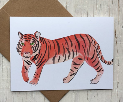 201 ($6) Card - Tiger