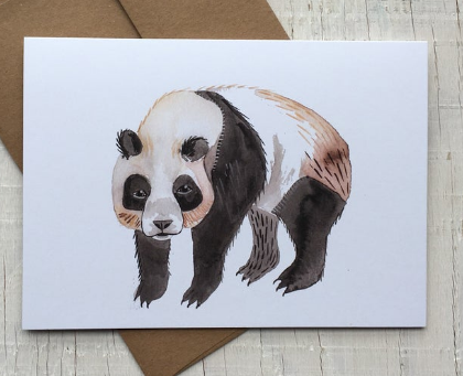 201 ($6) Card - Panda