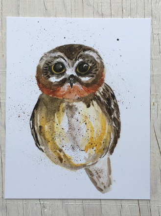201 ($15) Print - Owl