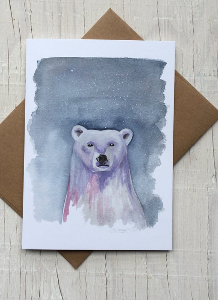 201 ($6) Card - Polar Bear