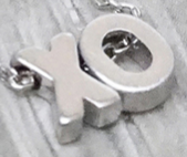 023 ($38) Earrings - XO - Silver