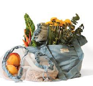 077 ($25) Tote with Produce Bags - Set of 4