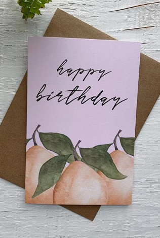 201 ($6) Card - Happy Birthday Lemons