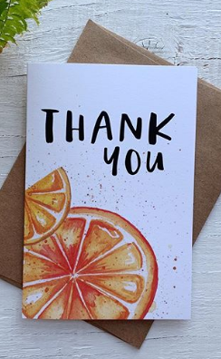 201 ($6) Card - Thank You Citrus