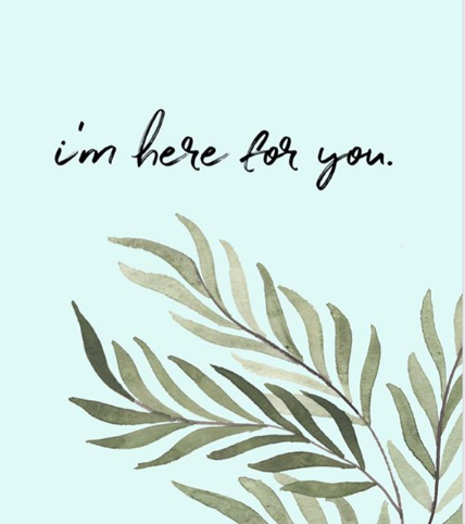201 ($6) Card - Here For You
