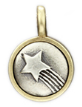 071 ($22) Star - Teeny Pendant Silver and Bronze