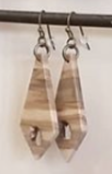 111 ($35) Earrings - Hanging - Tap Hole Maple