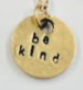 103 ($40) Necklace - Stamped Charm - Words