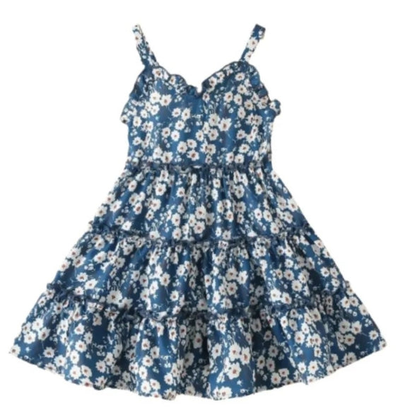 233 ($32) Blue Floral Dress