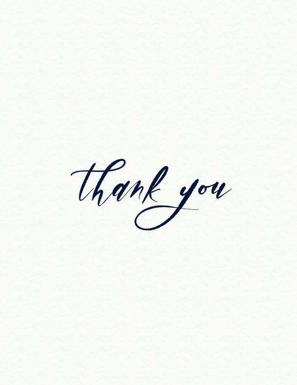 134 ($6) Thank You - Card