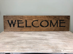 206 ($40) Welcome Sign