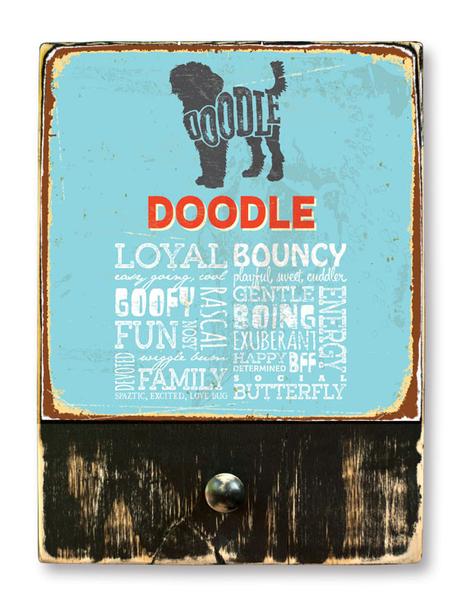 221 ($45) Doodle - Dog leash hanger