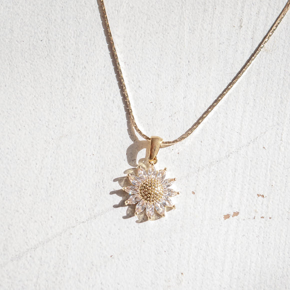 110 ($78) Necklace - Sunflower