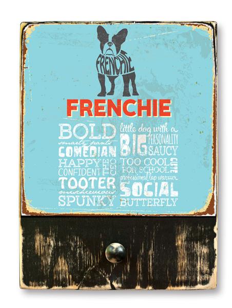 221 ($42.99) Frenchie - Dog leash hanger