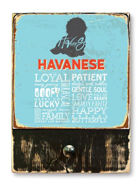 221 ($42.99) Havanese - Dog leash hanger