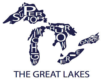 211 ($30) Map - Great Lakes - 11x14