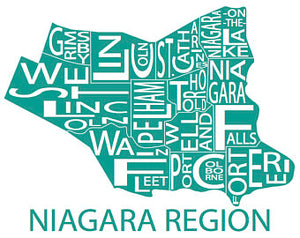 211 ($30) Map -Niagara Region - 11x14