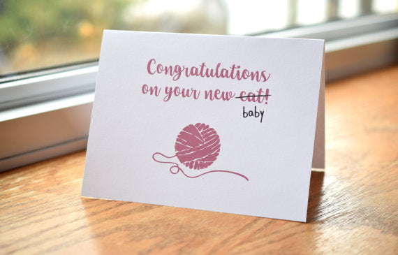225 ($6) Card - New Baby Pink