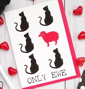 205 ($7) Love Cards - Only Ewe