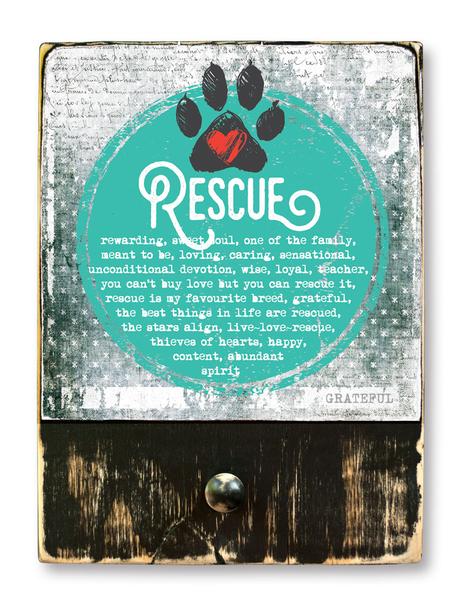 221 ($42.99) Rescue - Dog leash hanger
