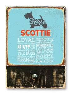 221 ($42.99) Scottie - Dog leash hanger