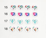 149 ($12) Earrings - Heart and Butterfly Collection