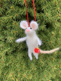 239 ($30) Felted Christmas Mice