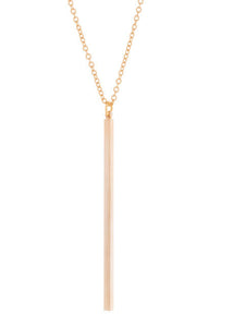 025 ($62) Electric Lines Necklace - Gold