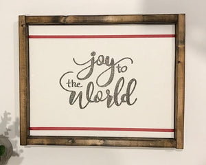141 ($35) Sign - Joy to the World