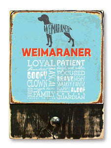 221 ($42.99) Weimaraner - Dog leash hanger